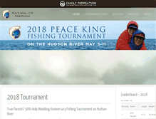 Tablet Screenshot of peacekingcup.com